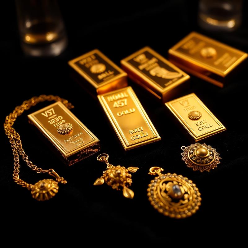 Gold collection at Luxoria Treasures