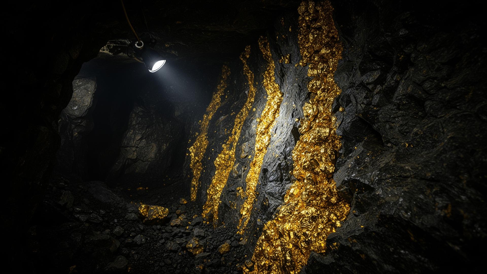 Gold Veins, Deep Underground